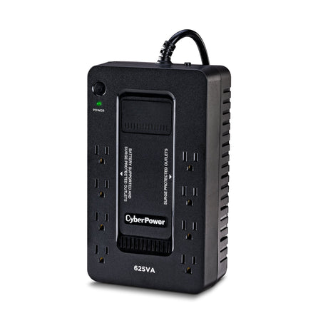 CyberPower XC625 625VA/375W 8-Outlet UPS, New Battery - Certified Refurbished