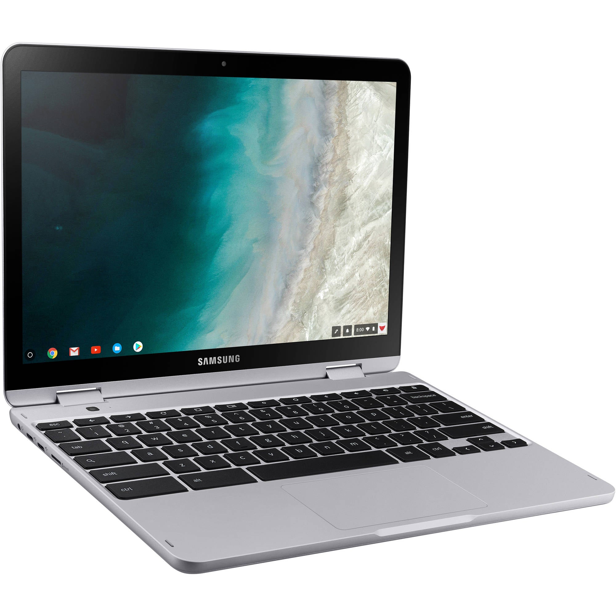 Samsung SR-XE520QAB-K02US-RB Chromebook Plus V2 Gray 12.2" FHD m3-7Y30 4GB 64GB Chrome - Seller Refurbished