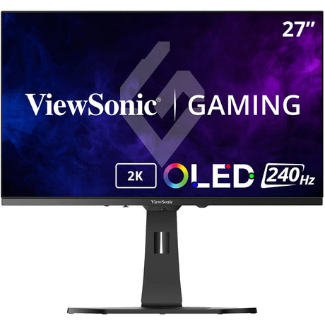 ViewSonic 27" 1440p 240Hz OLED Ergonomic White Gaming Monitor - Certified Refurbished