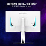 ViewSonic 27" 1440p 240Hz OLED Ergonomic White Gaming Monitor - Certified Refurbished