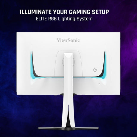 ViewSonic 27" 1440p 240Hz OLED Ergonomic White Gaming Monitor - Certified Refurbished
