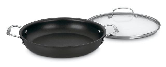 Cuisinart 12" Everyday Pan with Medium Dome Cover, Black