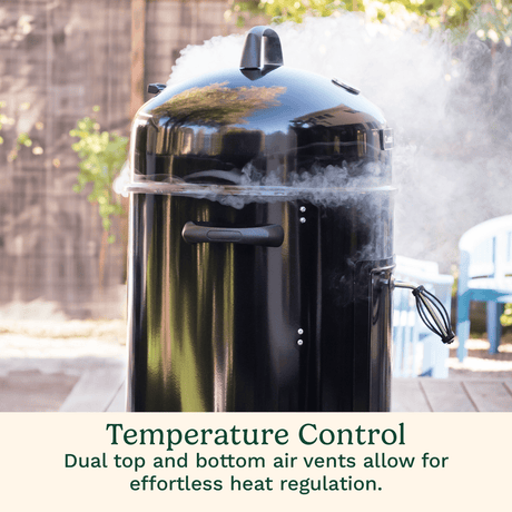 Cuisinart 18" Vertical Charcoal Smoker, Black