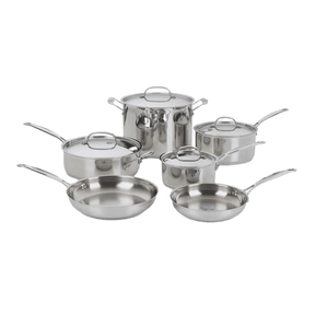 Cuisinart Chef's Classic™ Stainless 10 Piece Set, Silver