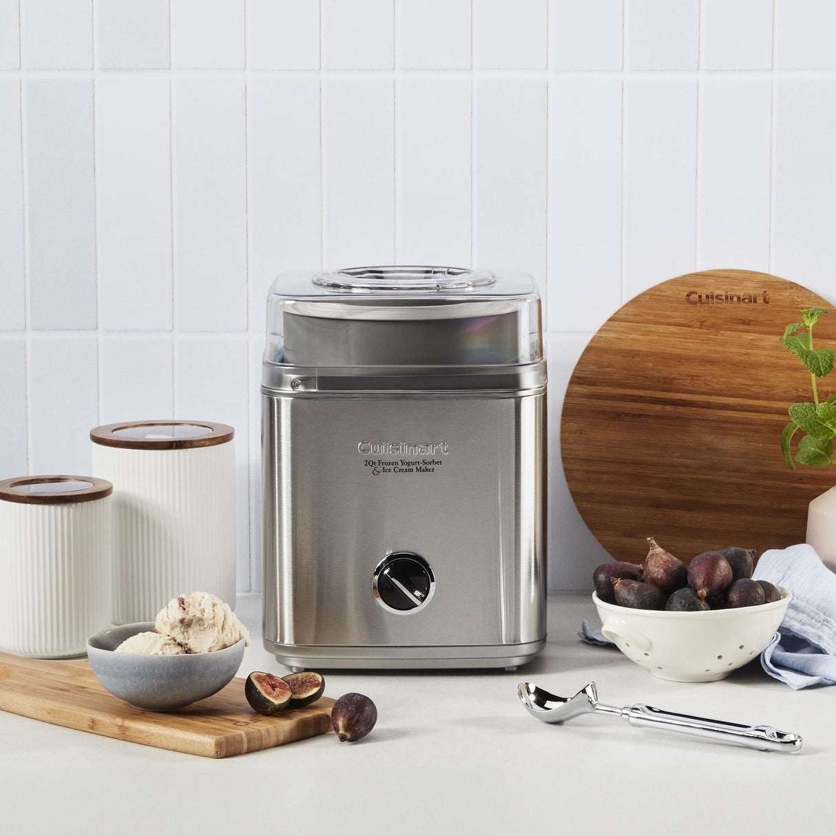 Cuisinart Pure Indulgence 2 Quart Frozen Yogurt-Sorbet & Ice Cream Maker, Silver