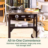 Cuisinart Outdoor Wok Station, Black Stainless