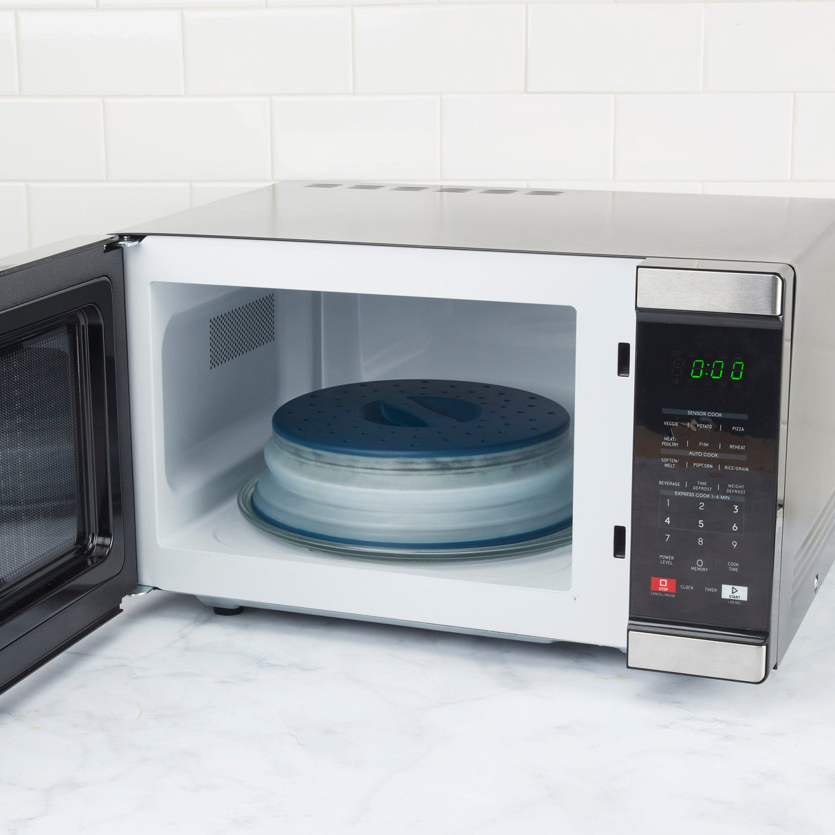 Cuisinart Microwave Food Cover, Blue