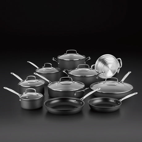 Cuisinart Chef's Classic™ Nonstick Hard Anodized 17 Piece Chef's Classic Nonstick Hard Anodized Set, Black