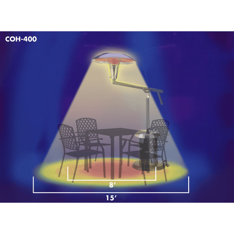Cuisinart Perfect Position Propane Patio Heater, Black