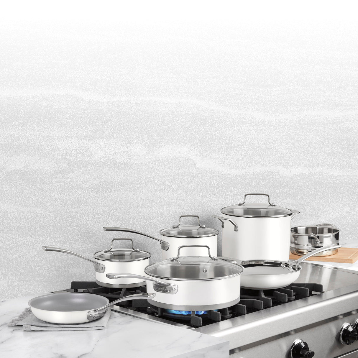 Cuisinart 11 Piece Matte White Set, White