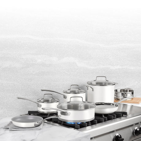 Cuisinart 11 Piece Matte White Set, White
