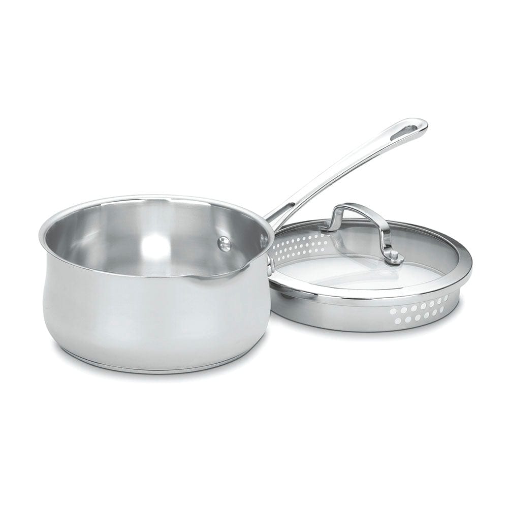 Cuisinart 2 Quart Pour Saucepan with Cover, Silver