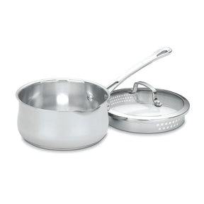 Cuisinart 2 Quart Pour Saucepan with Cover, Silver