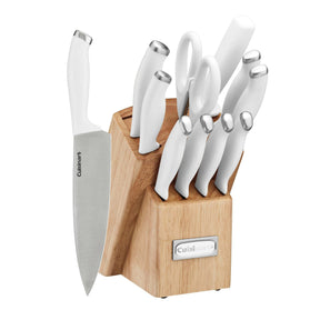 Cuisinart ColorPro 12 Piece Knife Block Set, White