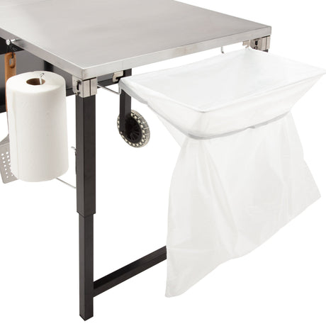 Cuisinart Prep 'n Cook Outdoor Table and Grill Stand, Black Stainless