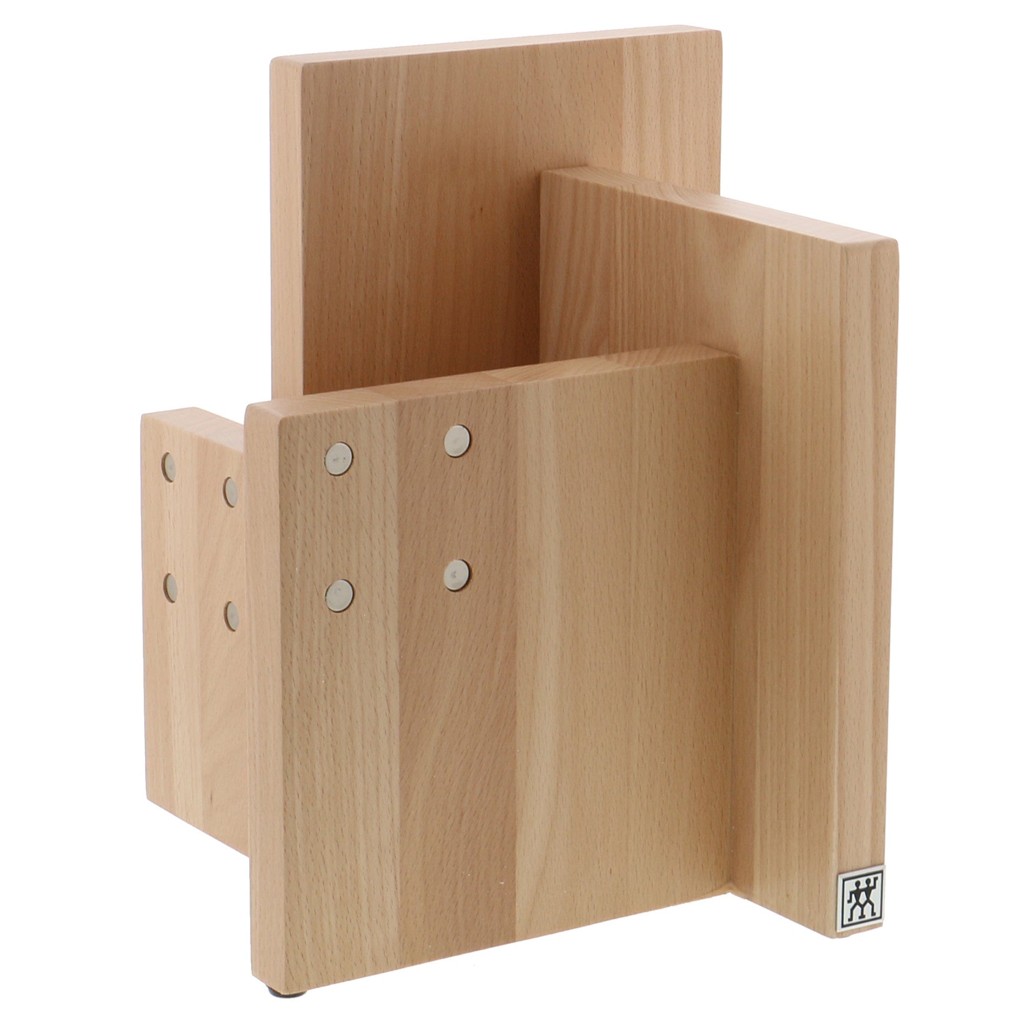 Zwilling Italian Square Magnetic Knife Block - Natural Beechwood