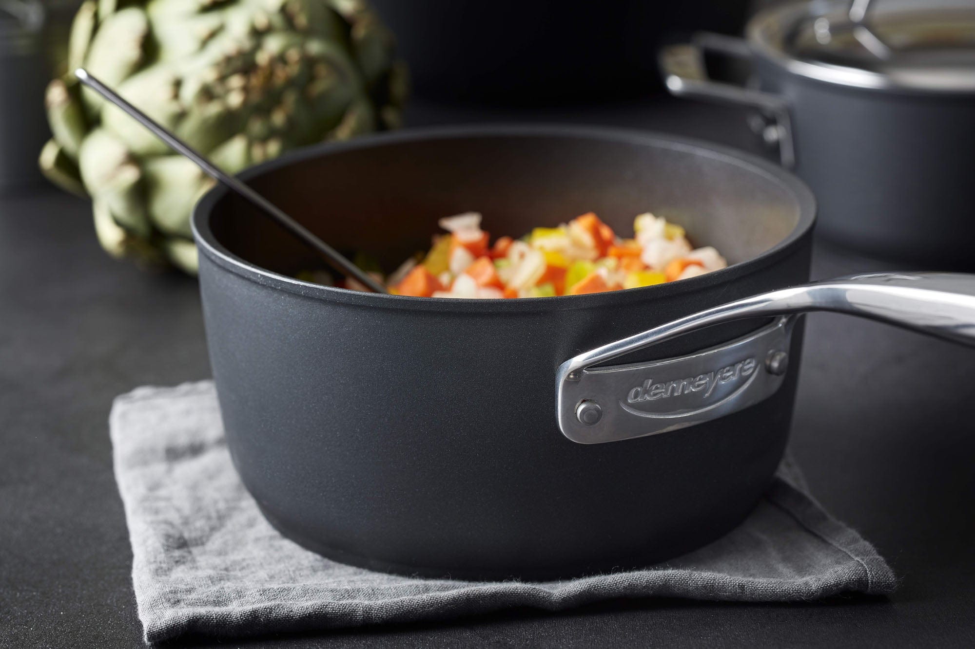 Demeyere AluPro 2-qt Aluminum Nonstick Saucepan w/ No Lid