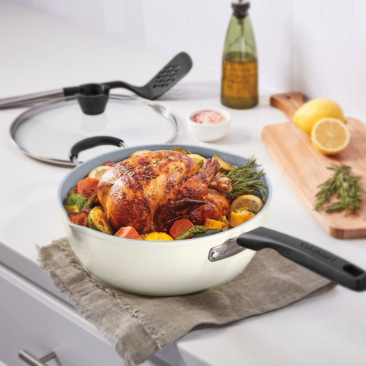 Cuisinart Preferred Pan 4-Pc Set, Cream