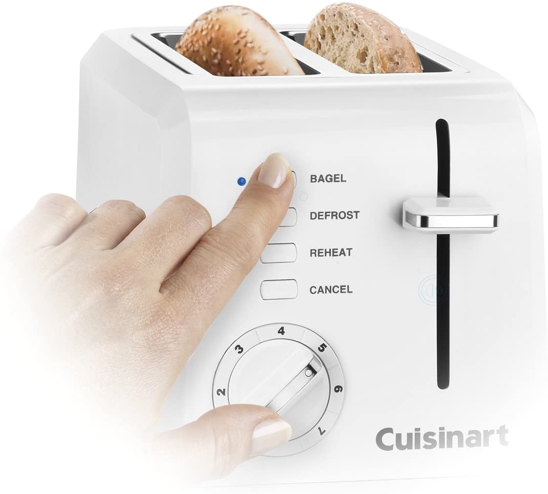 Cuisinart CPT-122FR Two Slice Compact Toaster White - Certified Refurbished