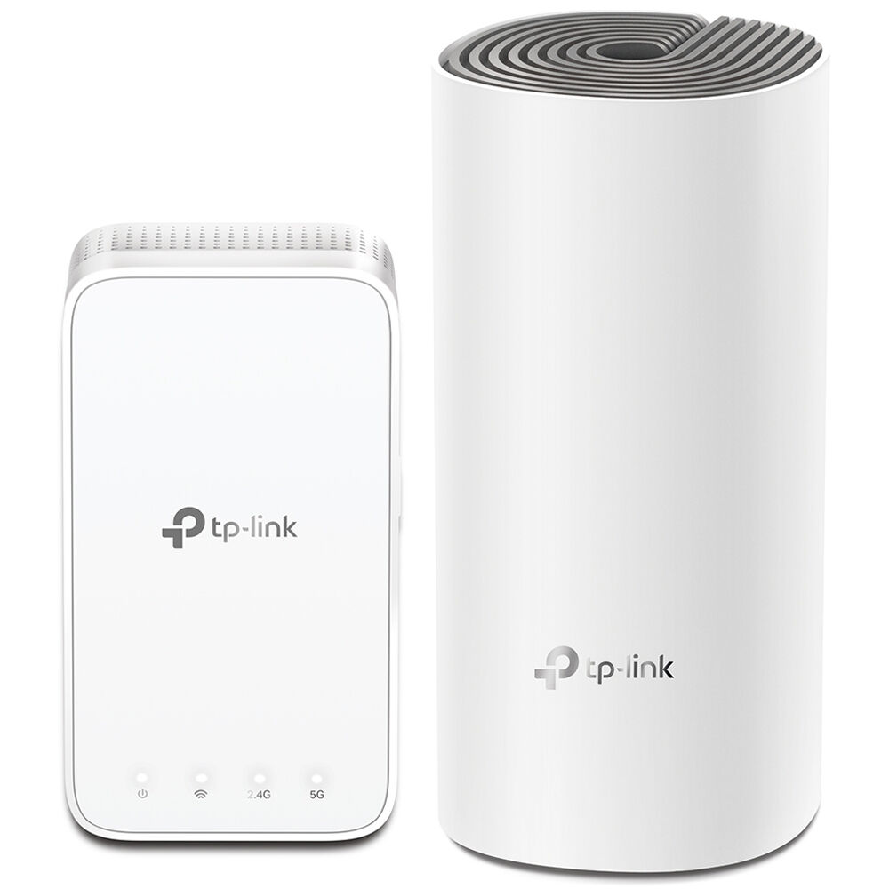 TP-Link Deco-E3AC1200 Whole Home Dual-Band Mesh Wi-Fi System 2 Pack - Certified Refurbished