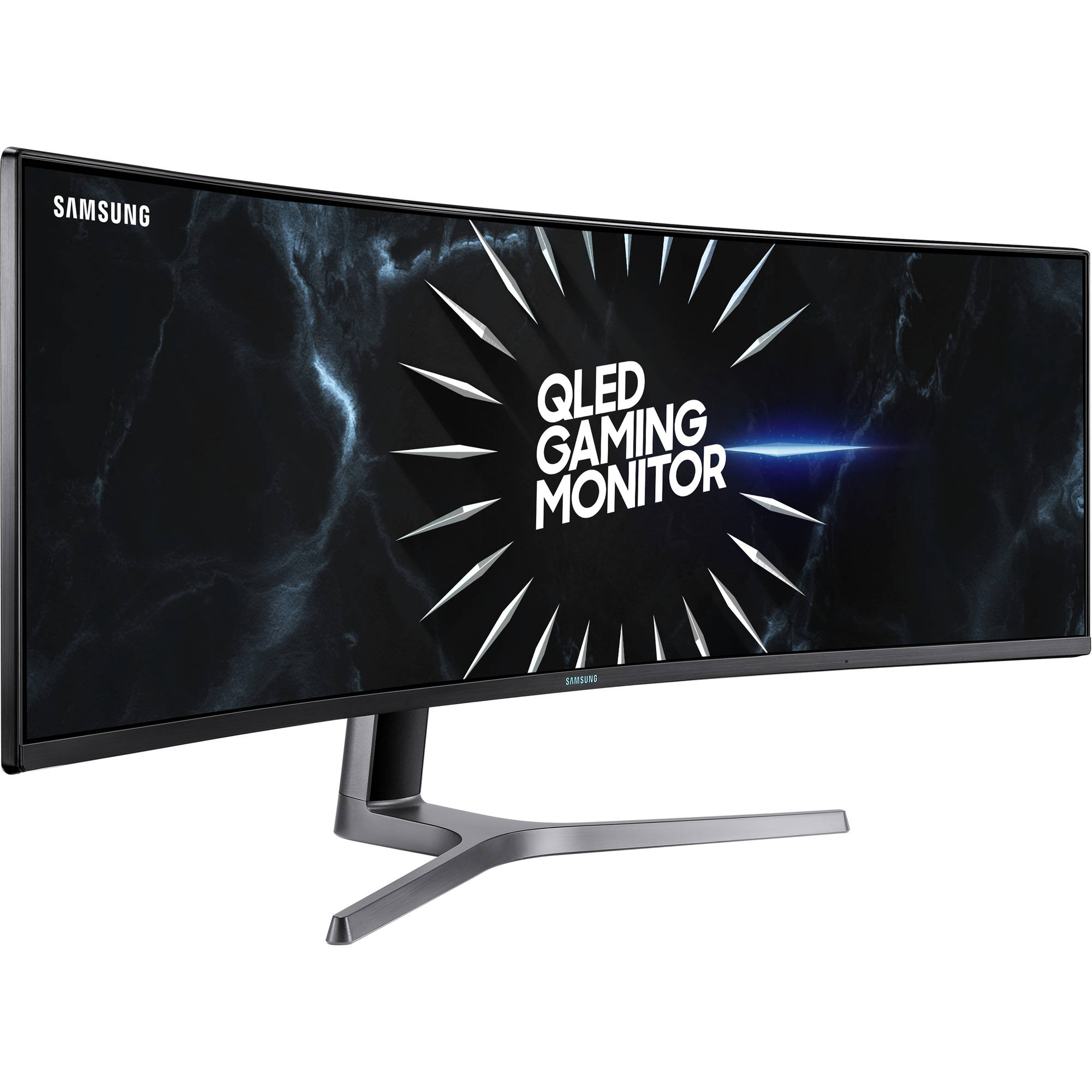 Samsung LC49RG92SSNXZA 49" Dual QHD Curved 5120 x 1440 120Hz QLED Gaming Monitor - Certified Refurbished