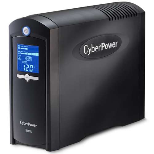 CyberPower LX1500G-R Simulated Sine Wave 1500VA / 900W 8 Outlets USB UPS Battery Backup - New Battery Certified Refurbished
