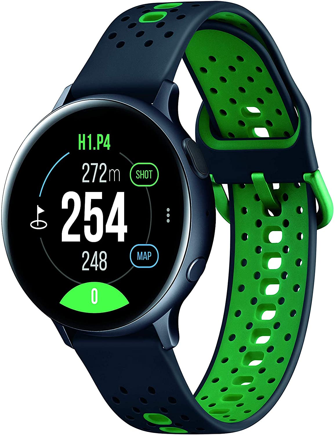 Samsung SM-R820NZKGGFU-RB Galaxy Golf Watch Active2 44mm Bluetooth Wifi Black - Certified Refurbished