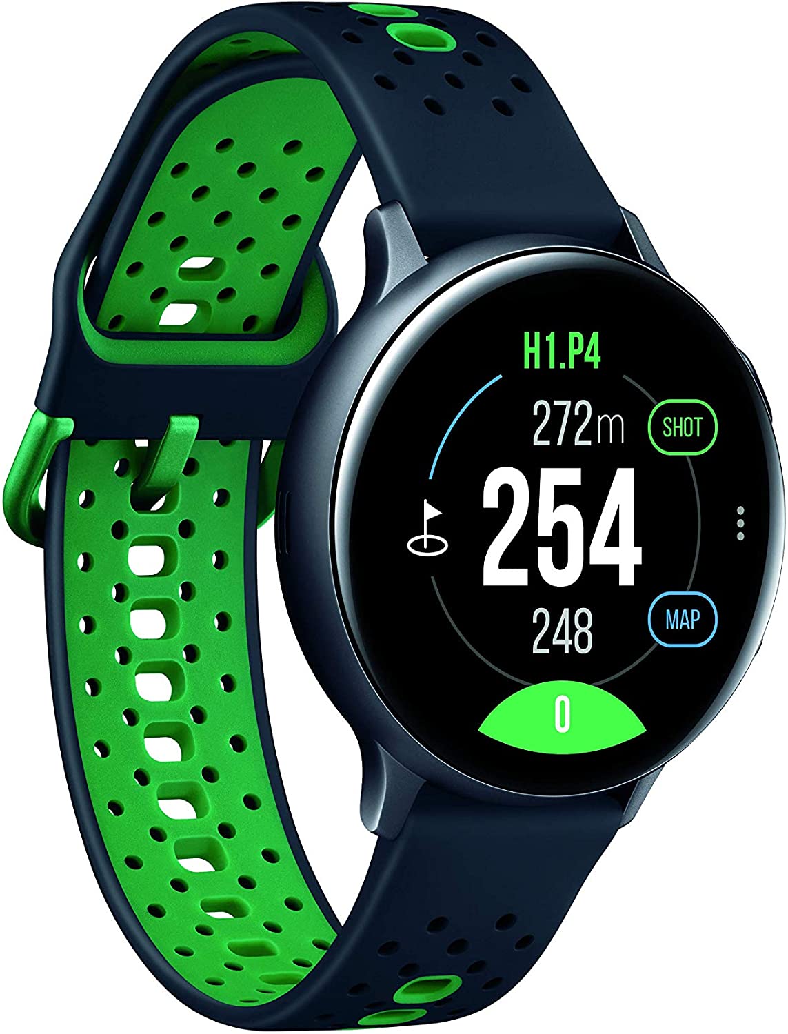 Samsung SM-R820NZKGGFU-RB Galaxy Golf Watch Active2 44mm Bluetooth Wifi Black - Certified Refurbished