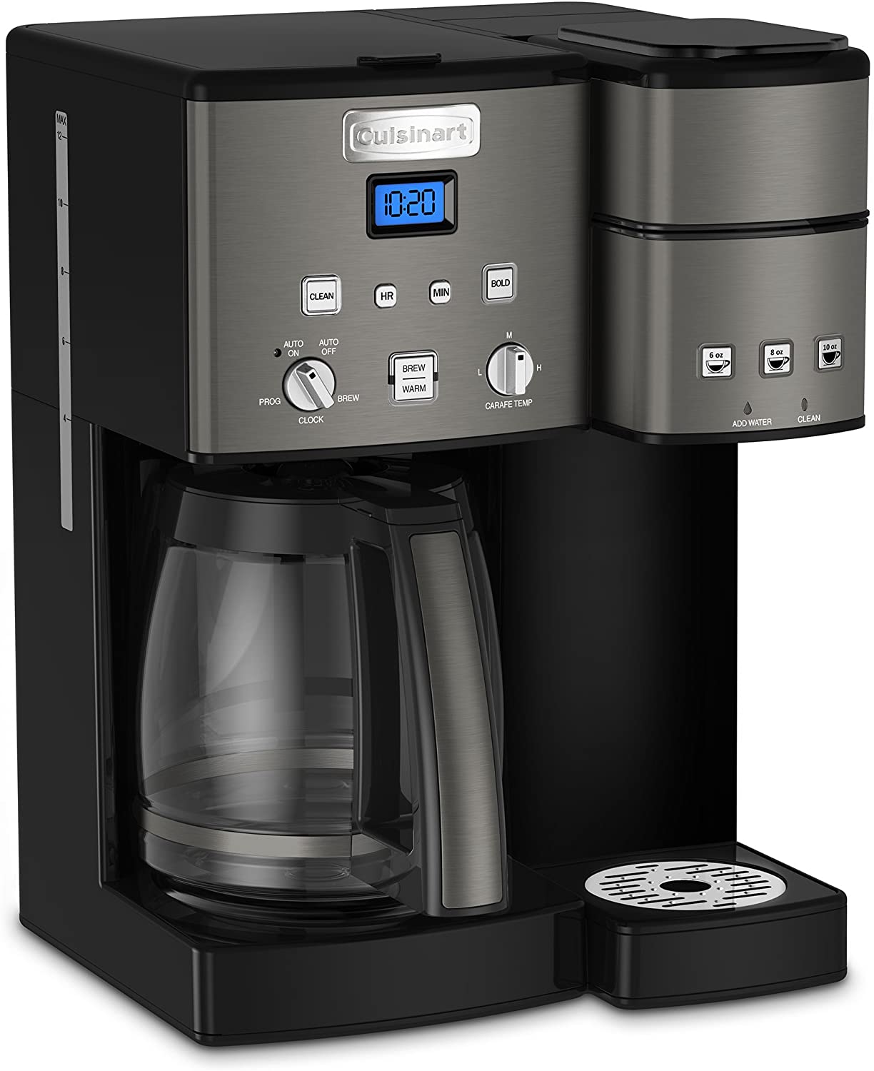 Cuisinart SS-15BKSFR Coffee Center 12-Cup Single Serve Combo Black - Certified Refurbished
