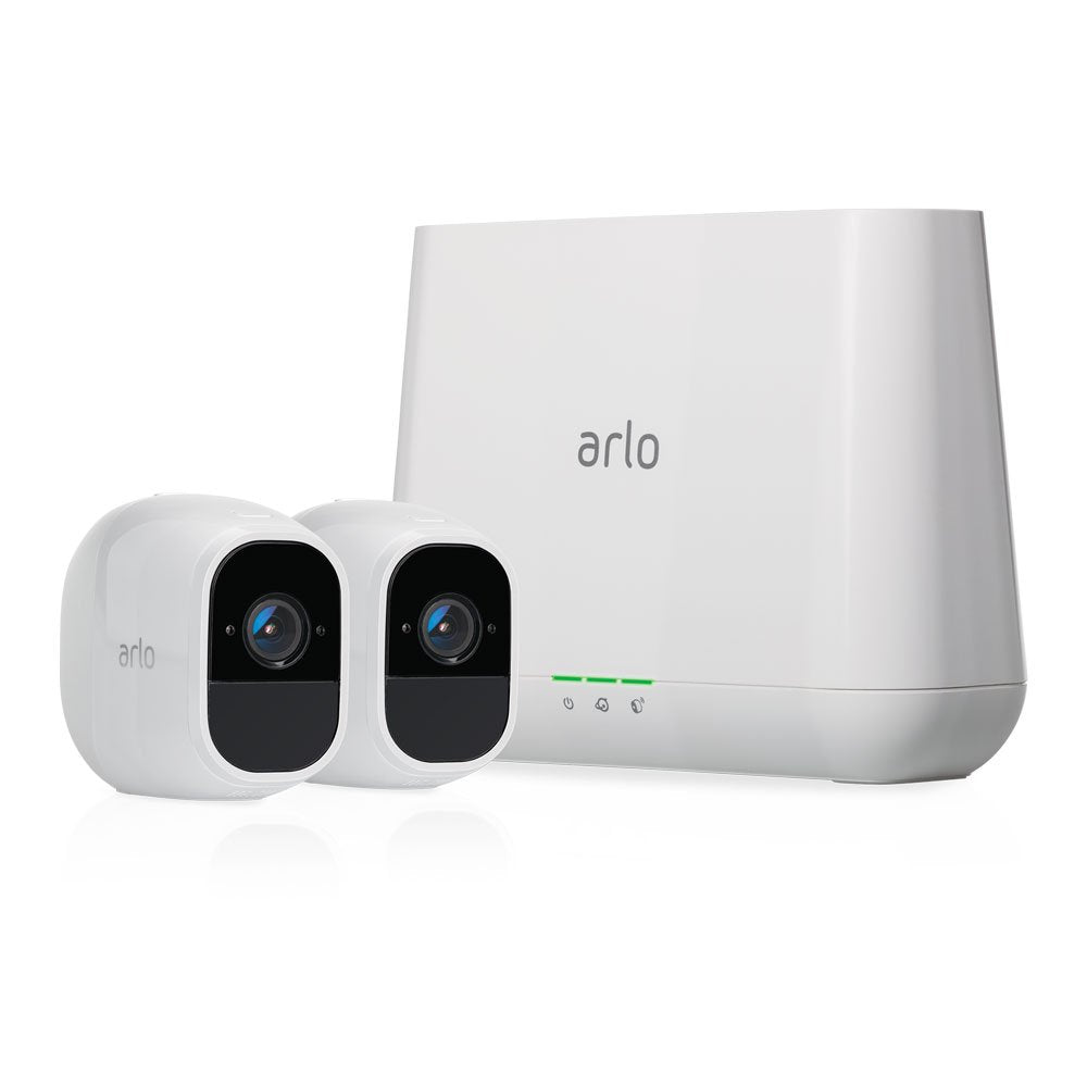 Arlo VMS4230P-100NAS Pro 2 Wire-Free Security System with 2x HD 1080P Cameras with 2-Way Audio - Certified Refurbished