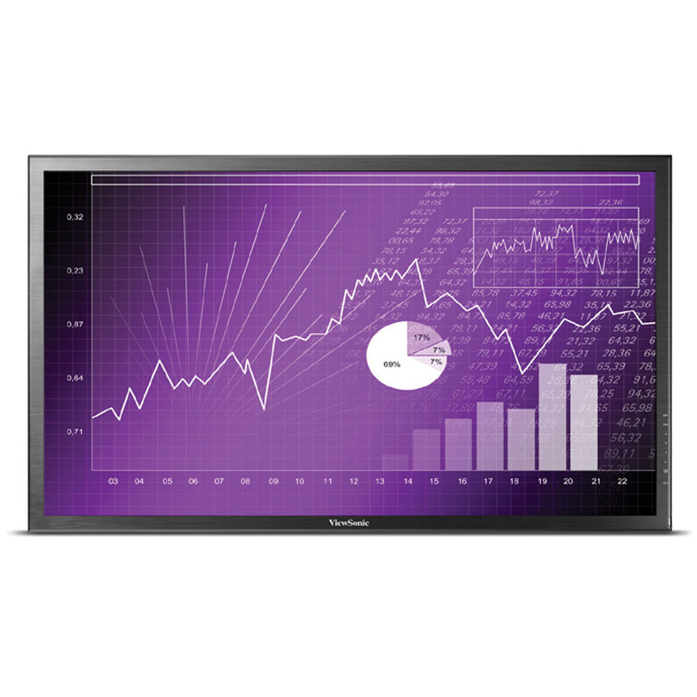 ViewSonic CDP5537-L-S 55" Full HD 1920x1080p IPS with 120Hz featuring LED Technology Commercial Display Certified Refurbished