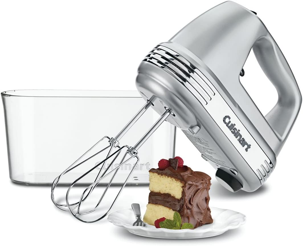 Cuisinart HM-90BCSFR POWER 9 Speed Hand Mixer, Brushed Chrome - Certified Refurbished