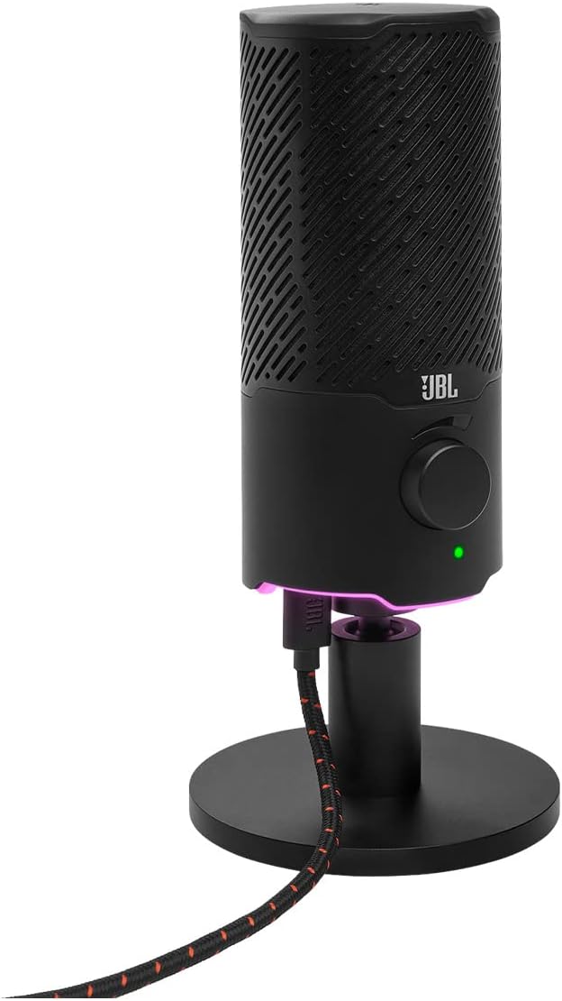 JBL JBLQSTREAMBLKAM-Z Quantum USB Streaming Recording and Gaming Microphone - Certified Refurbished