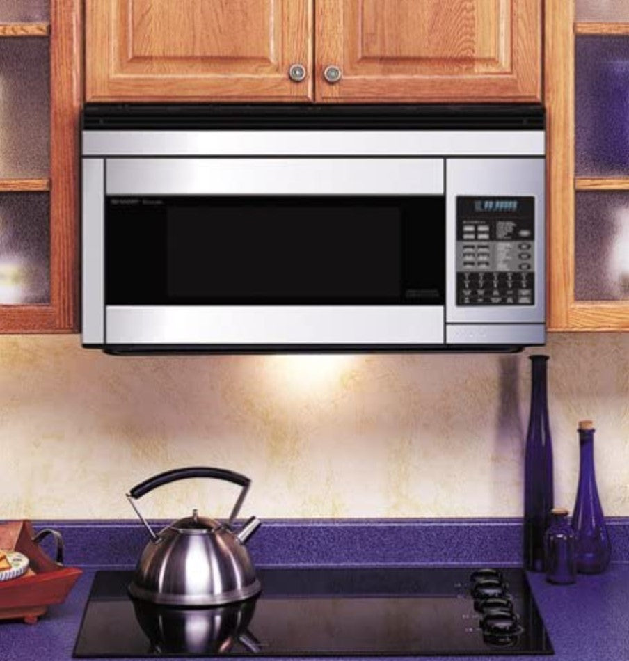 Sharp R1874T 1.1 CF 850W Stainless Steel Over-the-Range Convection Microwave Oven - Certified Refurbished