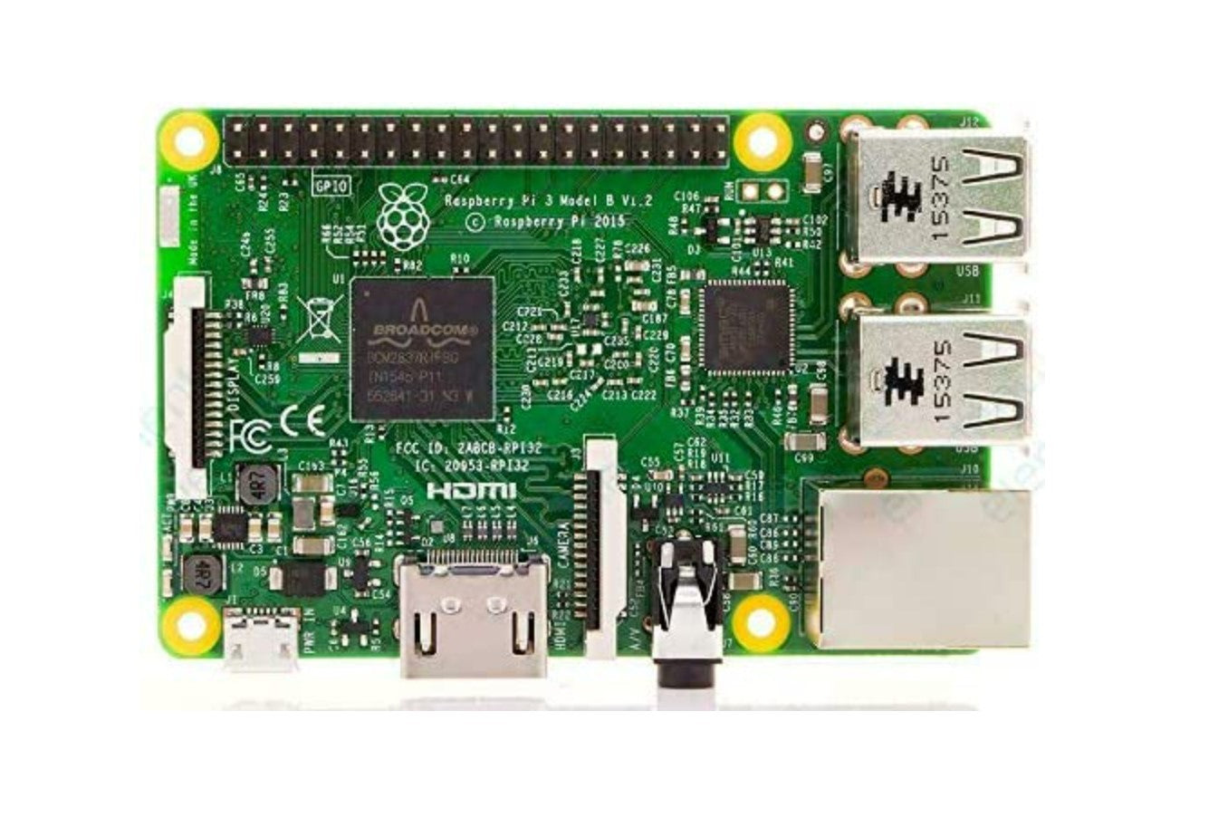 Raspberry R83-17300 Pi 3 Model B 1GB Project Board - Certified Refurbished