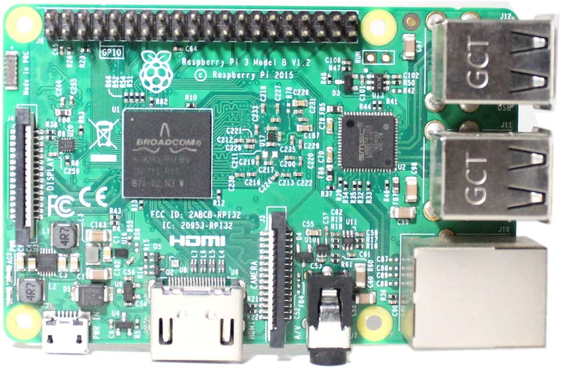 Raspberry R83-17300 Pi 3 Model B 1GB Project Board - Certified Refurbished