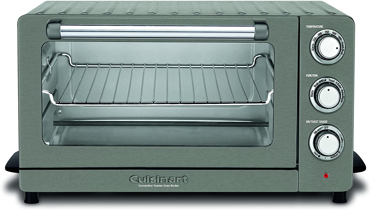 Cuisinart TOB-60N1BKS2FR Convection Toaster Oven Broiler Black Stainless Steel - Certified Refurbished