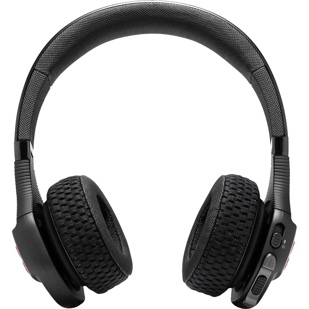 JBL Under Armour UAONEARBTBKRAM-Z Sport Wireless Train On-Ear Headphones Black/Red Certified Refurbished