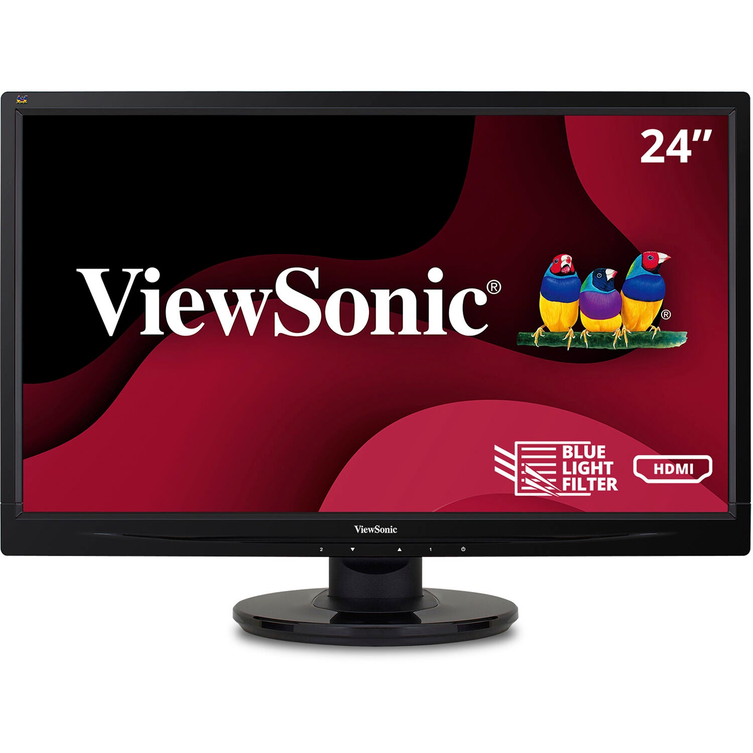 ViewSonic VA2446MH-LED-S 24" Full HD 1080p LED Monitor - Certified Refurbished