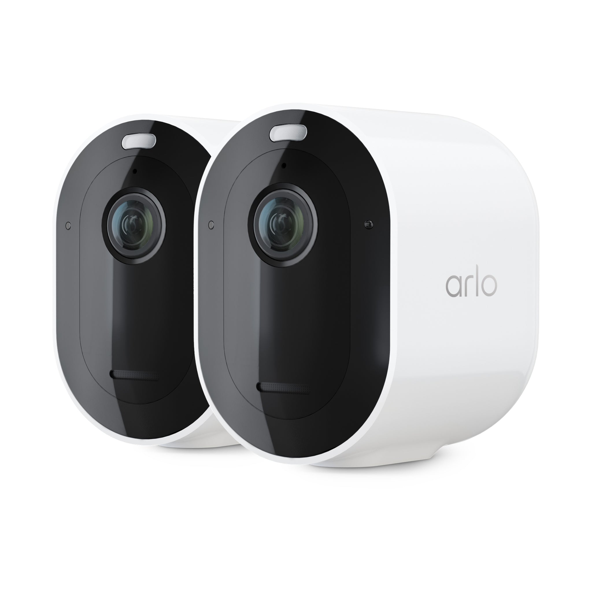 Arlo VMC4250P-100NAR-KIT Pro 4 Spotlight Camera 2 Pack Wireless Security, 2K HDR, White - Certified Refurbished