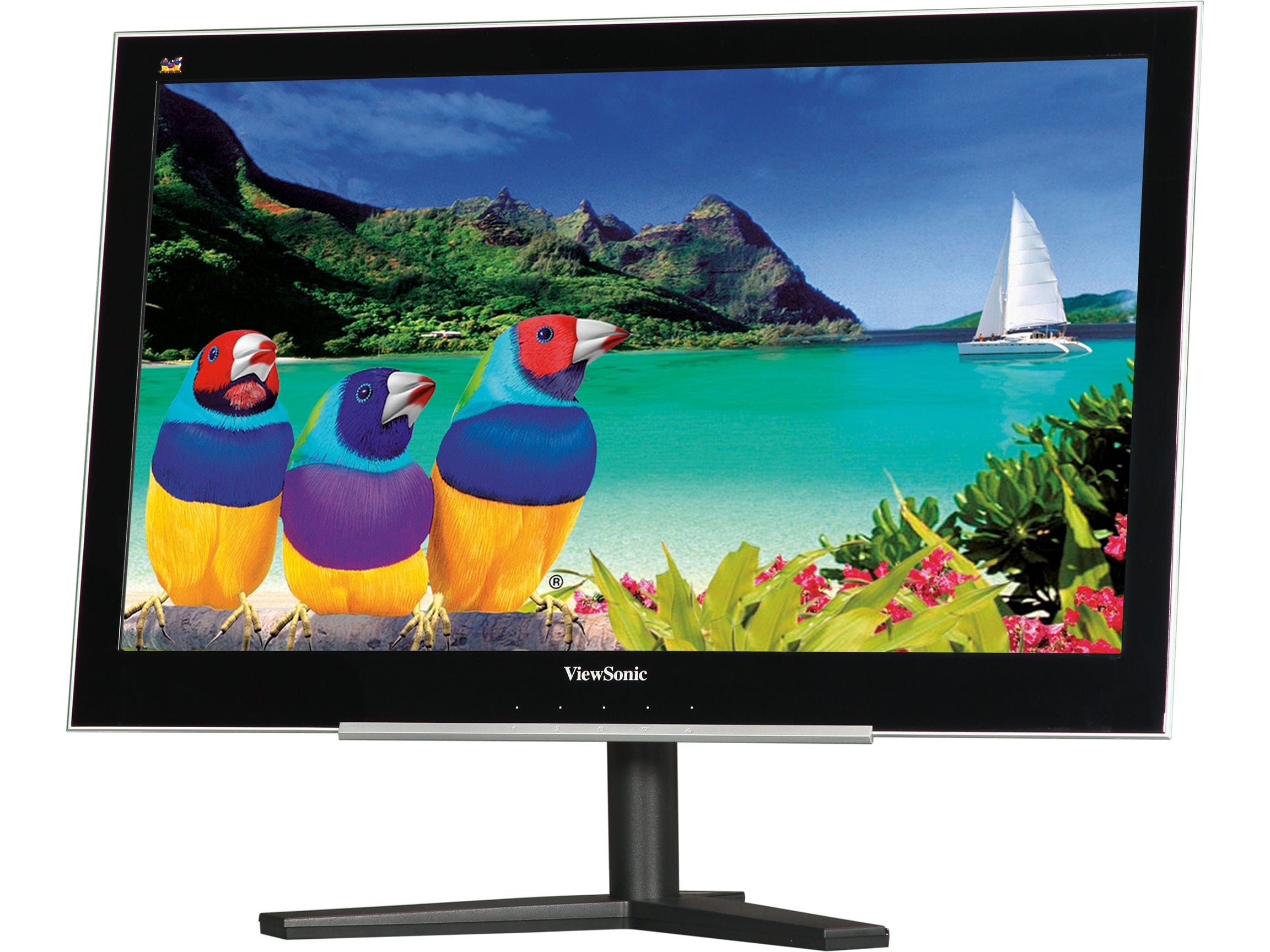 ViewSonic 22" Widescreen Ultra Thin IPS Panel LED Monitor Certified Refurbished