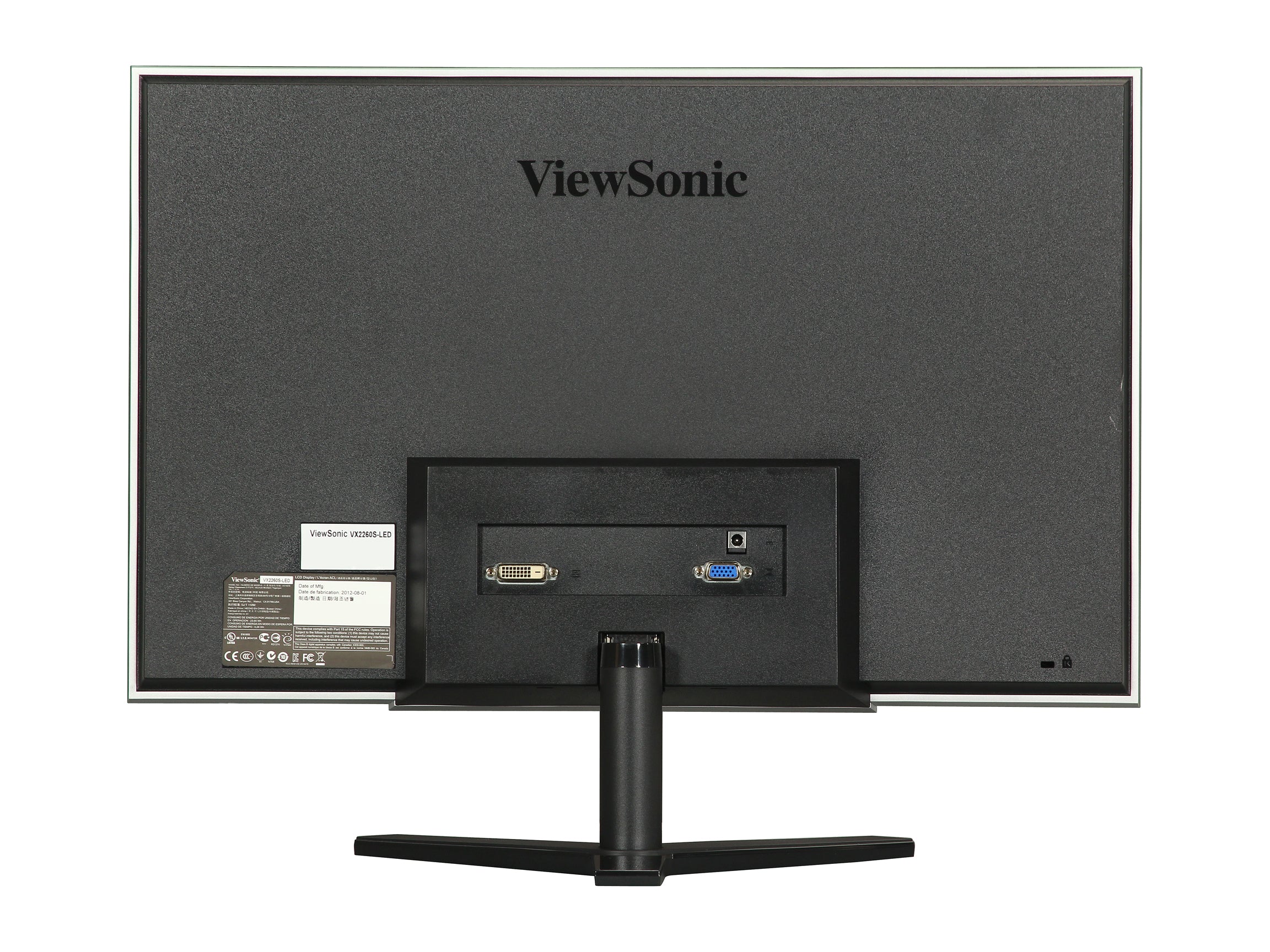 ViewSonic VX2260S-LED-S 22" Widescreen Ultra Thin IPS Panel LED Monitor Certified Refurbished
