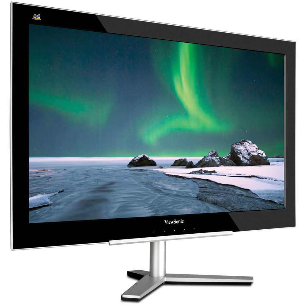 ViewSonic VX2460H-LED-S 24" LED Display with Stylish Ultra-Slim Design Monitor Certified Refurbished