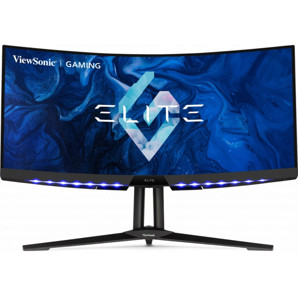 ViewSonic Elite XG340C-2K-R 34" 1440p Ultra-Wide QHD Curved Gaming Monitor - Certified Refurbished